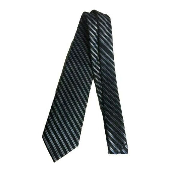 5/$10 Vintage Stafford Men's Necktie Navy Sky Blue - Picture 1 of 6